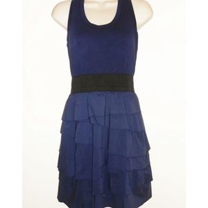 BCBGMaxAzria Navy Halter Dress